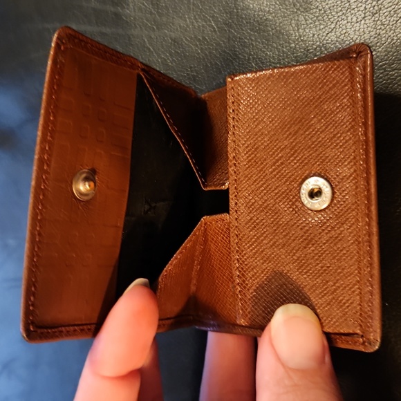 Burberry Canvas Brown Coin Case - Picture 4 of 11